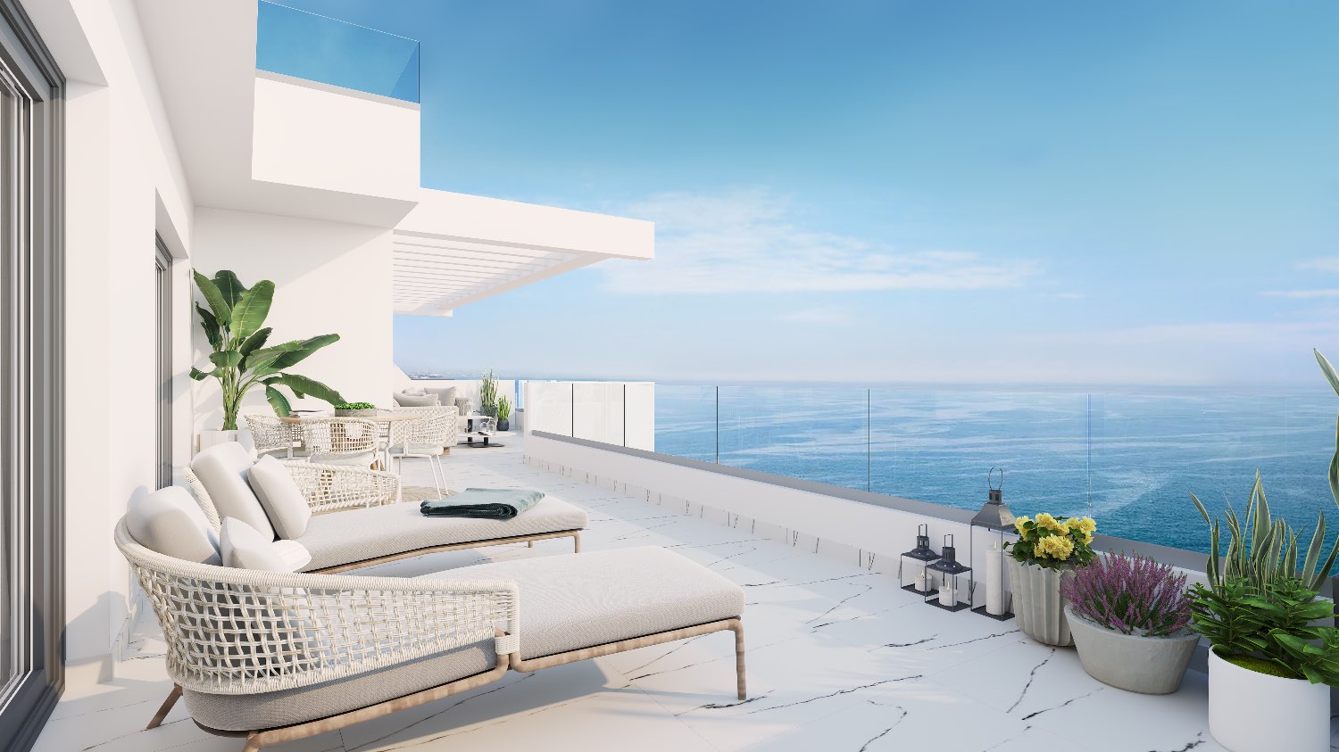 Nueva promoción de pisos de lujo de 2 dormitorios en Casares - Costa del Sol