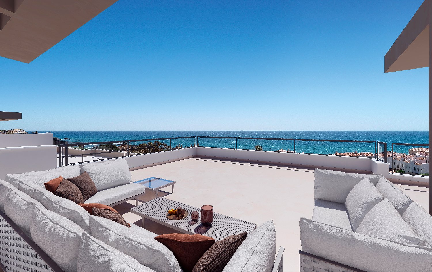 Spektakuläres Penthouse mit Blick auf das Meer und den Golfplatz - Costa del Sol