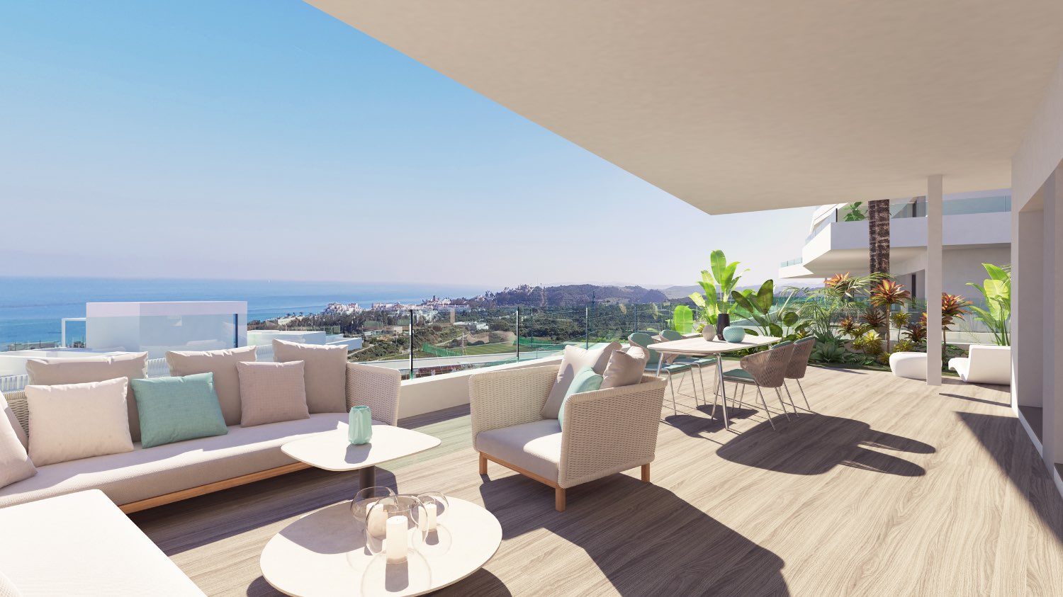 Luxury ground floor apartment in a new development in Estepona - Costa del Sol