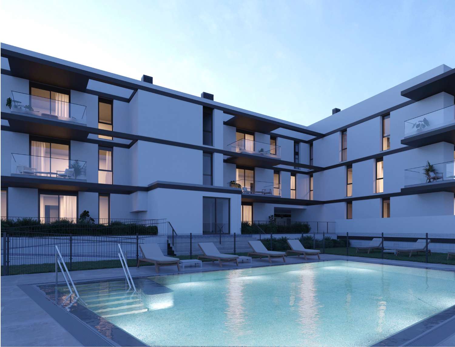 Flat in a new complex in Estepona