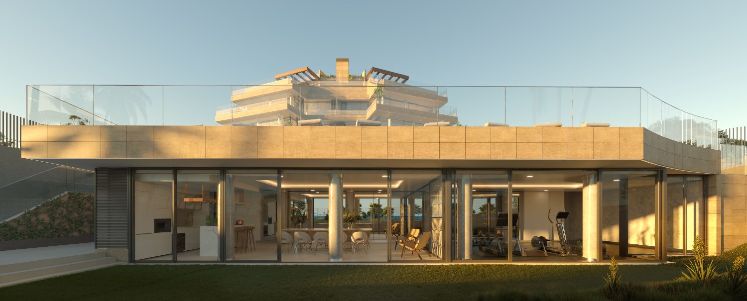 Vivienda duplex de gran lujo con piscina privada, en construcción, Estepona