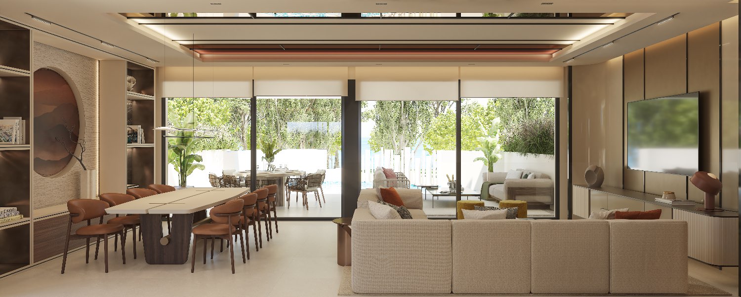 Lujosa casa pareada en excepcional proyecto en Las Chapas de Marbella