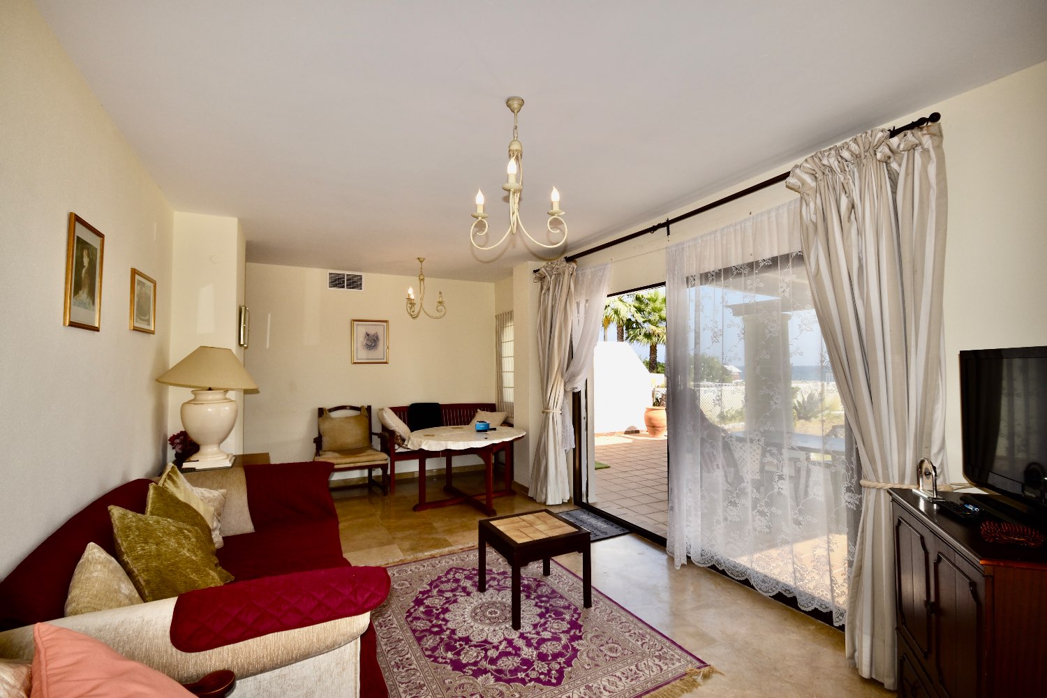 Fabuleux appartement en rez-de-jardin en première ligne de plage à Marina de La Duquesa - Manilva - Malaga