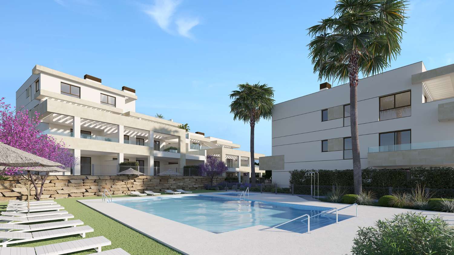 Neue Wohnung mit privatem Garten in Estepona - Costa del Sol