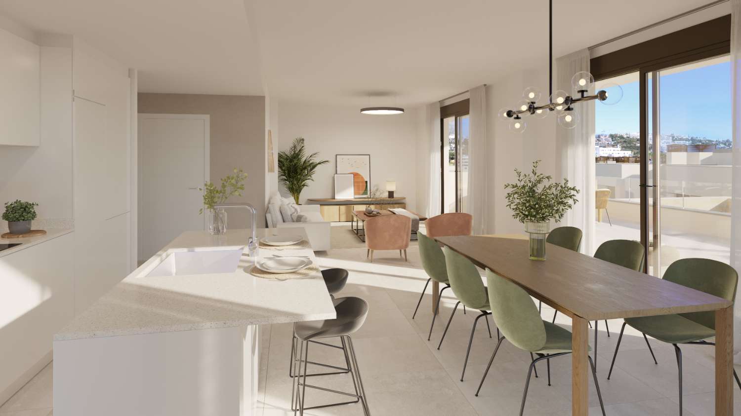 New Apartment with Private Garden in Estepona - Costa del Sol