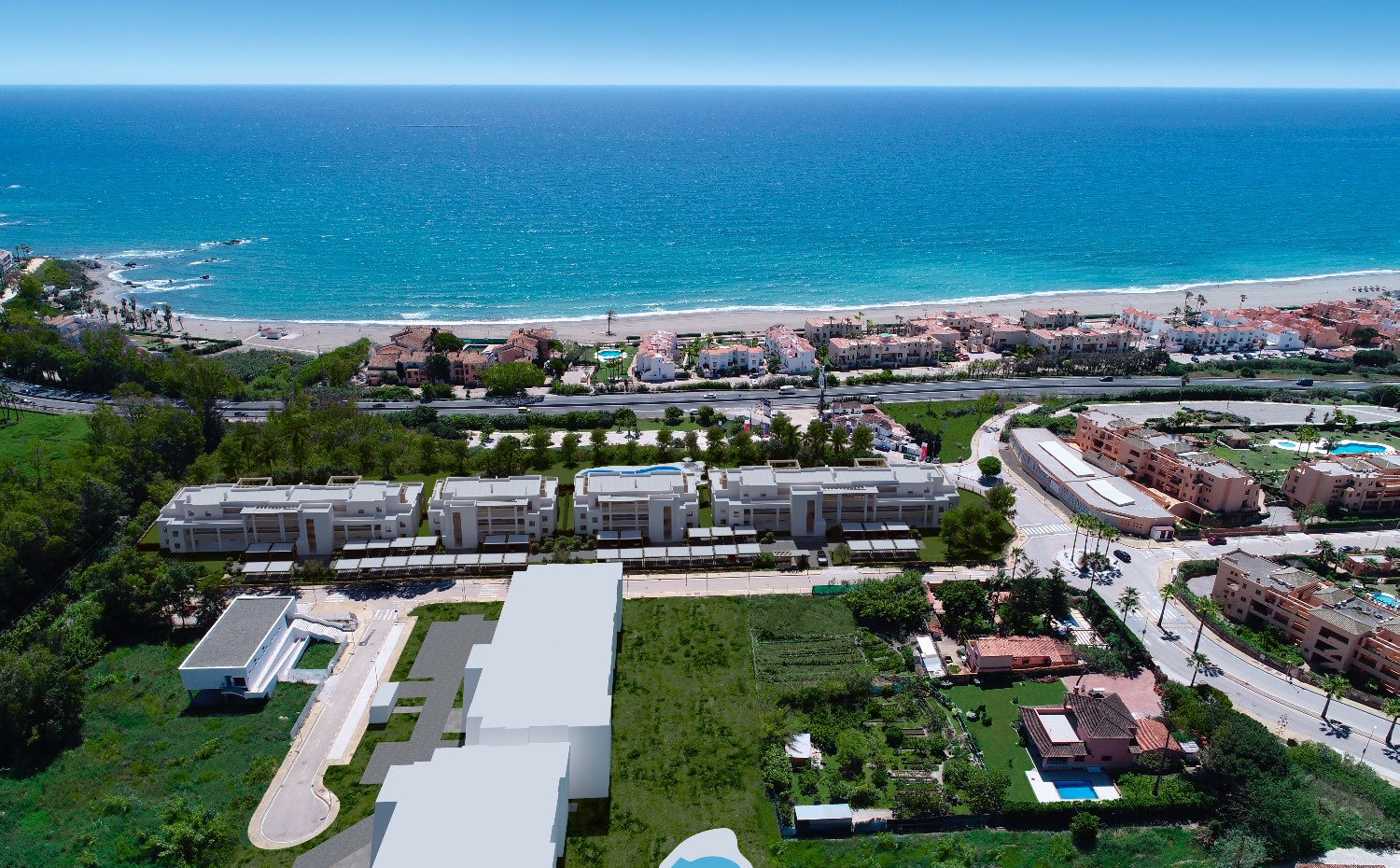 Apartamento junto al mar y campo de golf en Casares