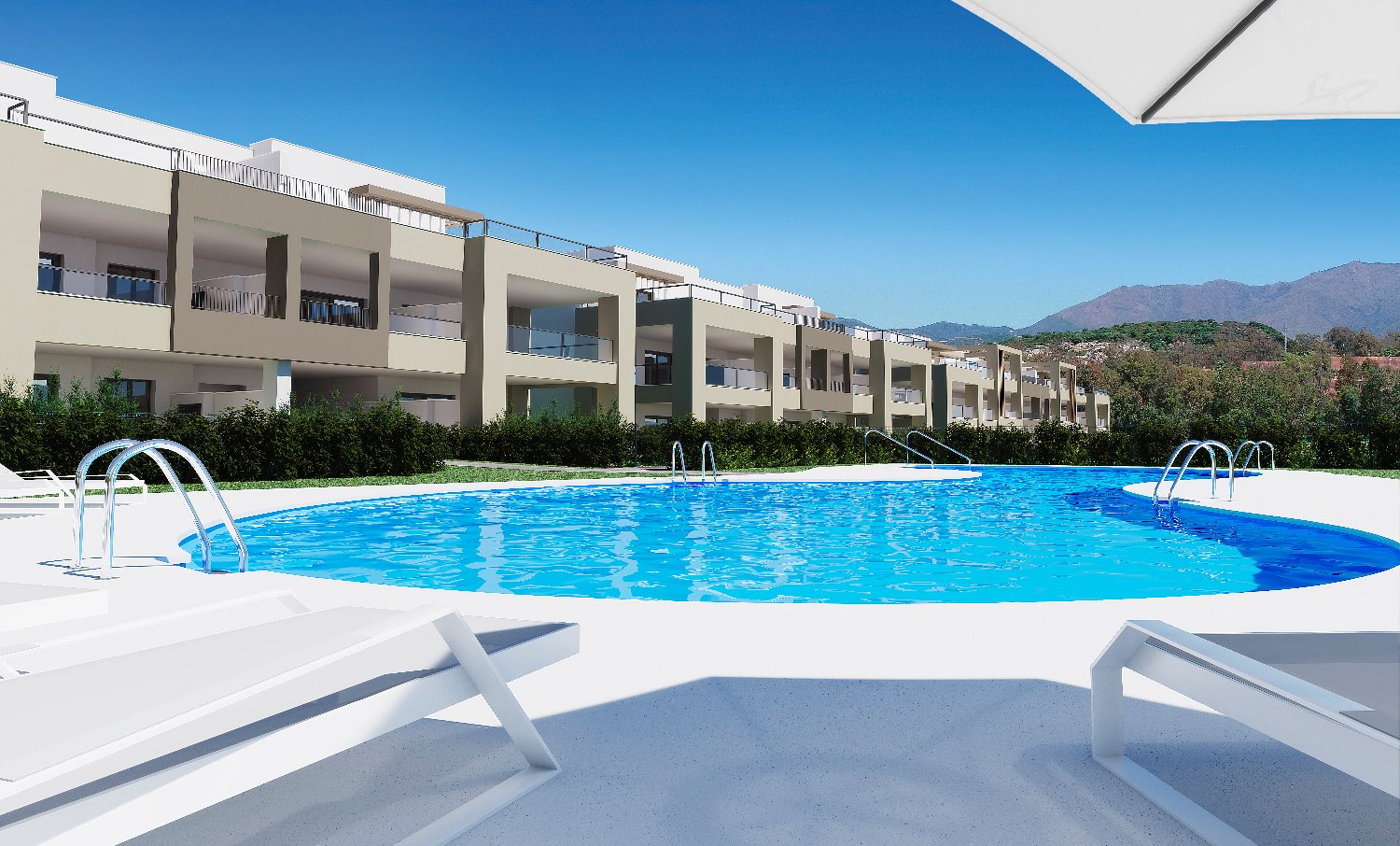 New apartments closeby the sea and golf course in Casares