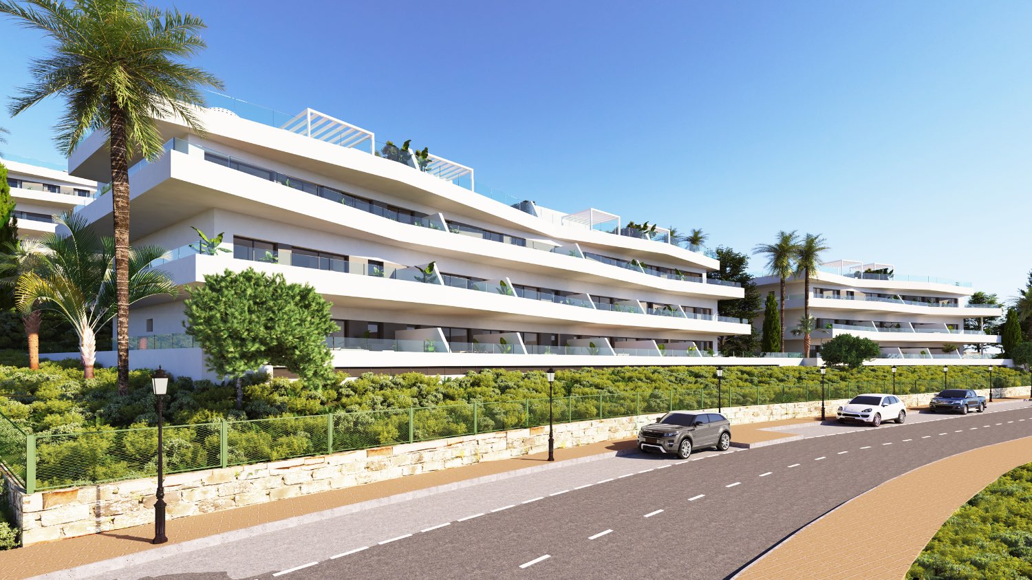 Modern, new-built luxury ground floor apartment in Estepona