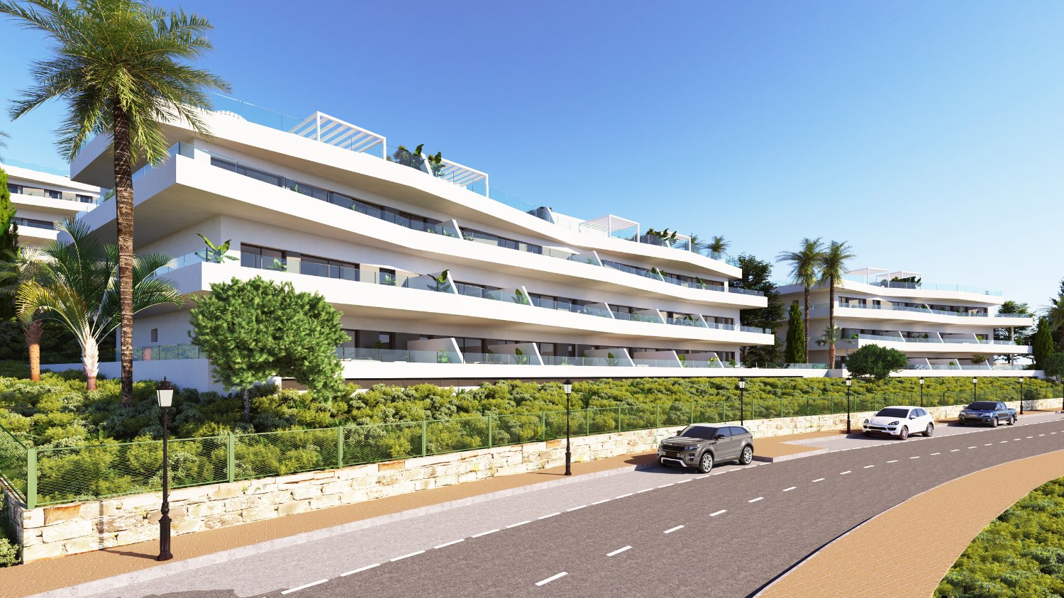 Apartamento de lujo en planta baja de nueva promoción en Estepona - Costa del Sol