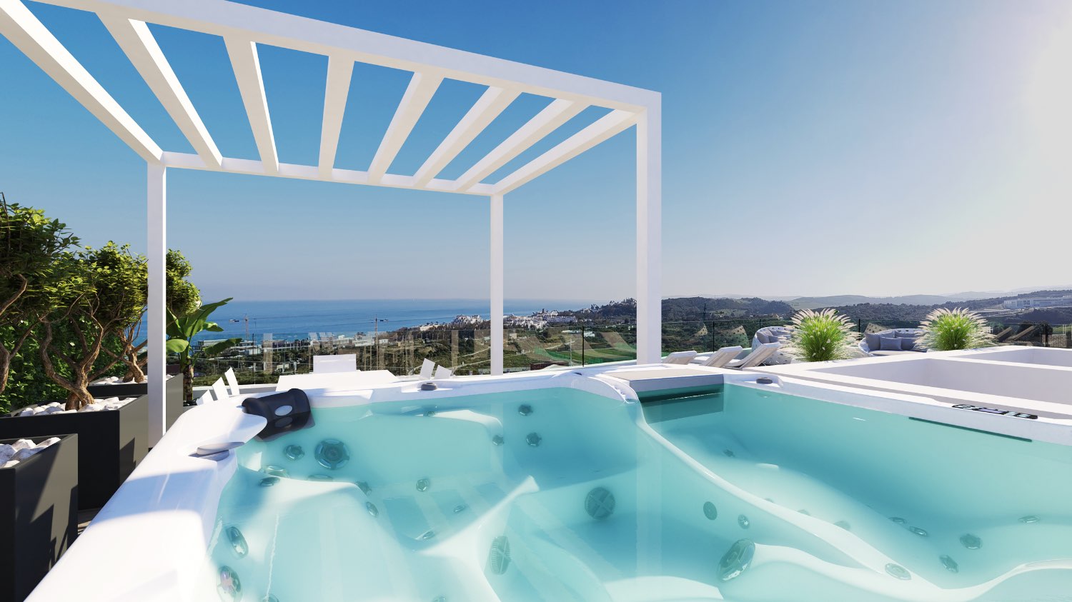 Appartement avec piscine et espaces verts à Estepona - Costa del Sol