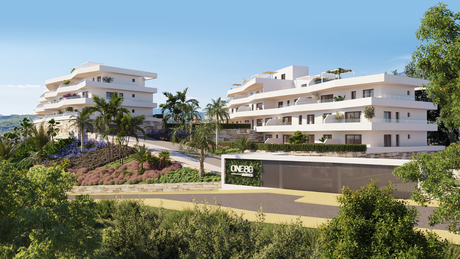 Modern and new 2-3 bedrooms apartments and penthouses in Estepona