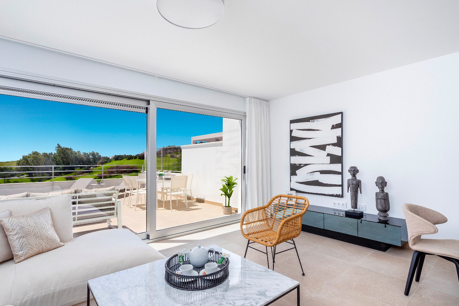 Townhouses on the frontline of Estepona Golf - Costa del Sol