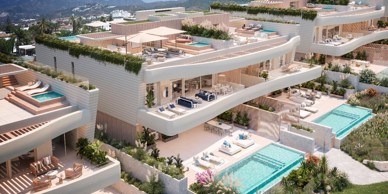 Luxurious semi-detached house in exceptional project in Las Chapas - Marbella