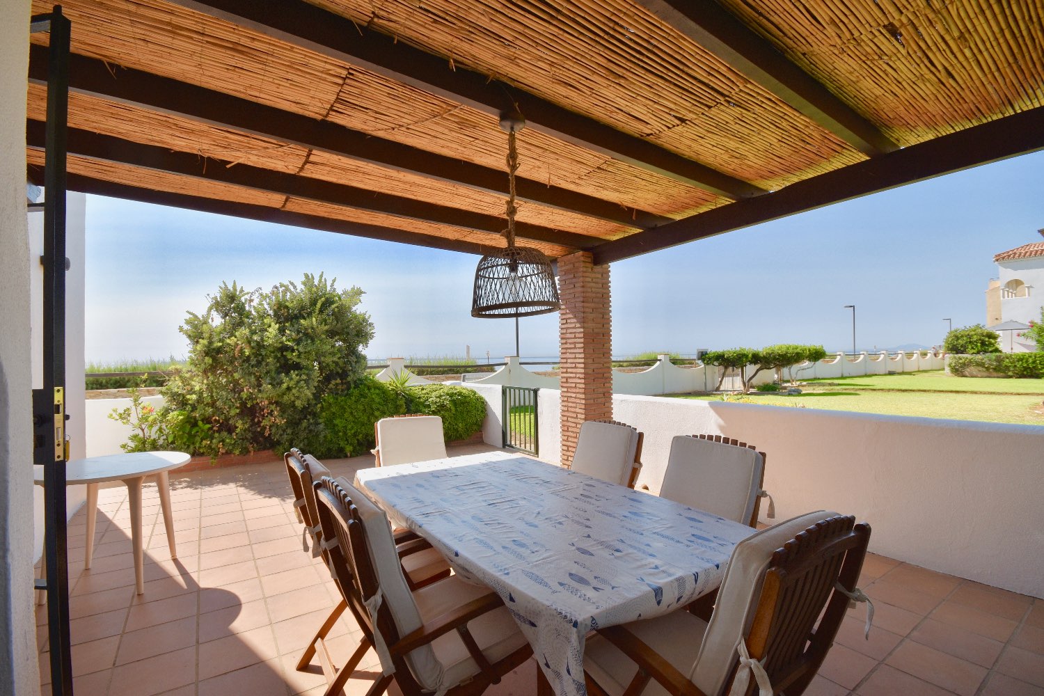 Corner townhouse on the beachfront, Casares Costa