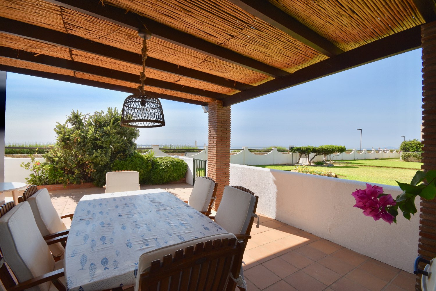 Corner townhouse on the beachfront, Casares Costa