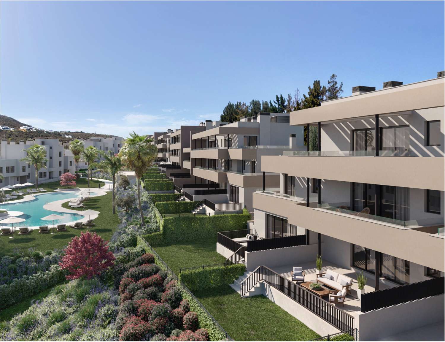 Nuevo apartamento de promoción en Casares Costa - Costa del Sol