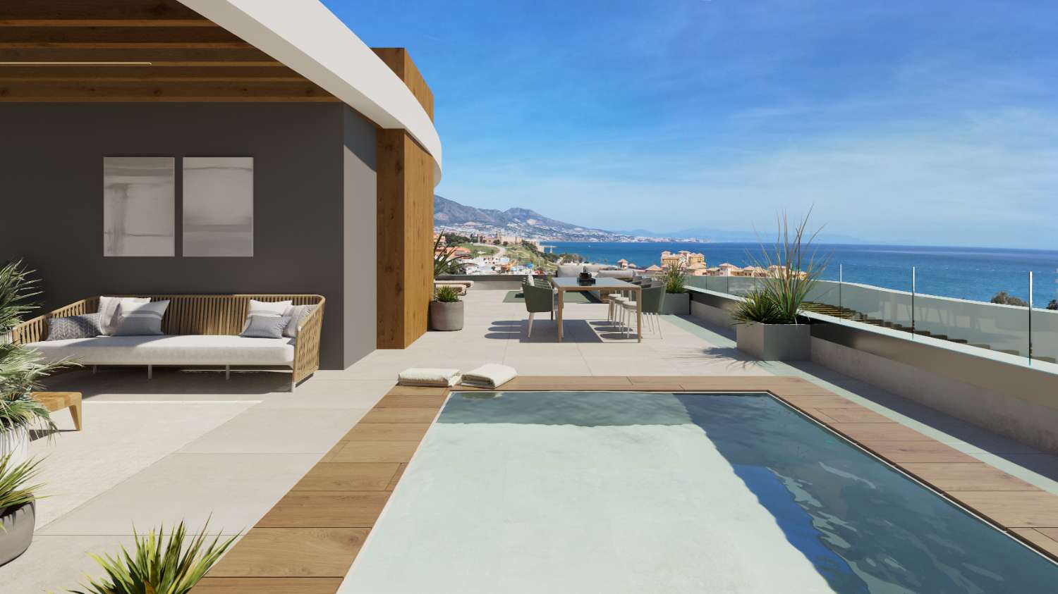 Neue Wohnungsentwicklung in Mijas Costa - Costa del Sol