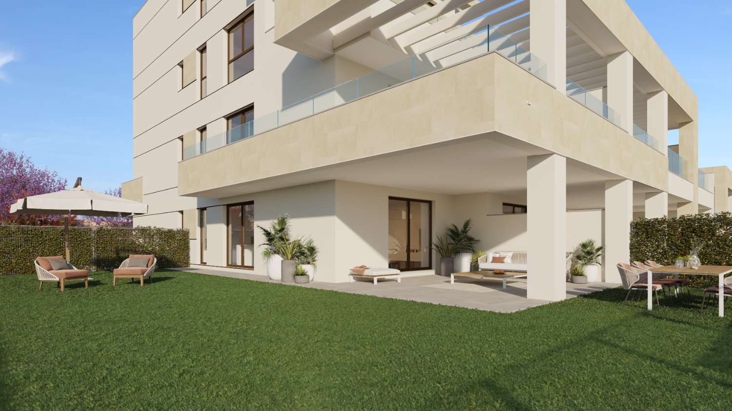 Nuevo Apartamento con jardín privado en Estepona - Costa del Sol