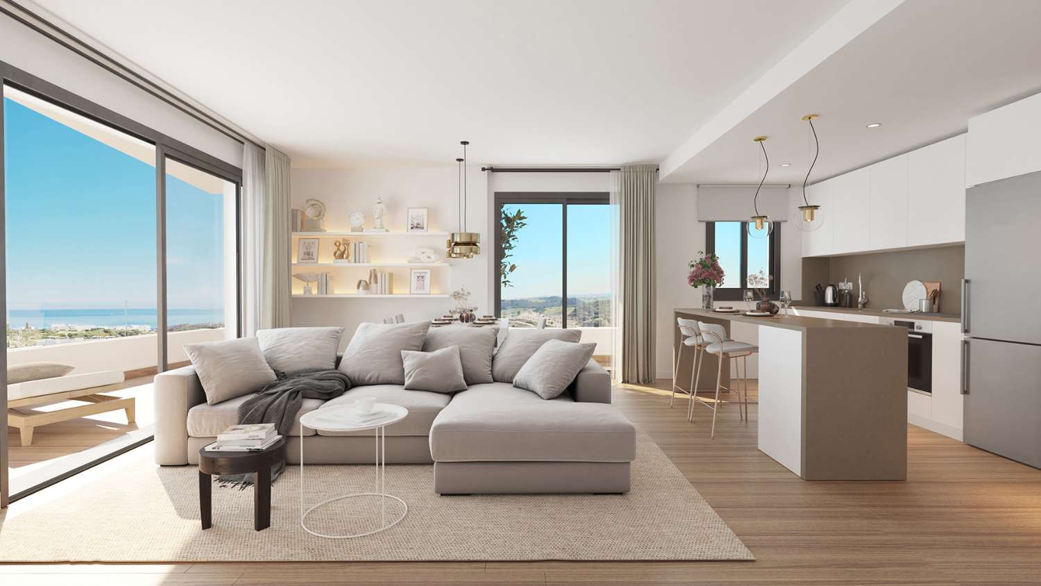 Nouveau développement de penthouses à Estepona - Costa del Sol