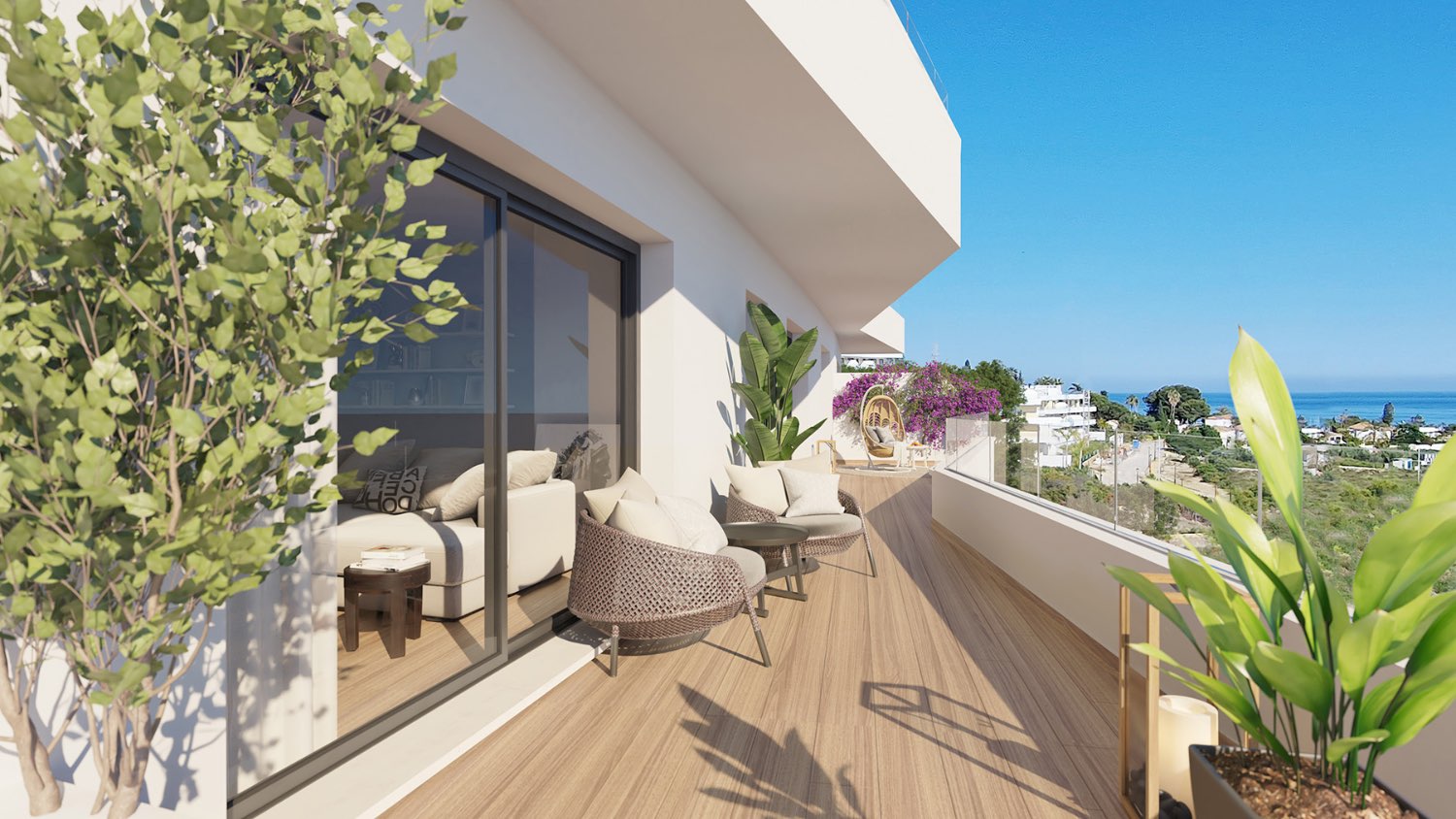 Nouveau développement de penthouses à Estepona - Costa del Sol