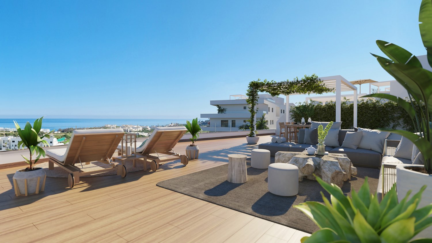 Nouveau développement de penthouses à Estepona - Costa del Sol