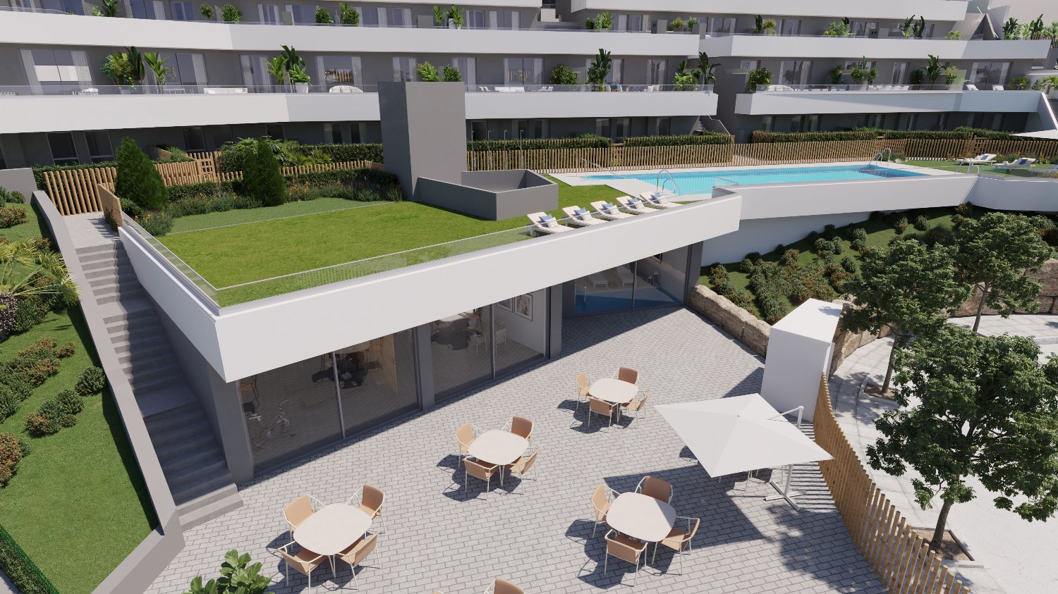 Exclusivo Apartamento Dúplex con jardín  vista al mar - Costa del Sol
