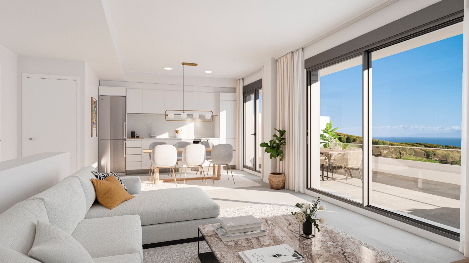 Exclusivo Apartamento Dúplex con jardín  vista al mar - Costa del Sol