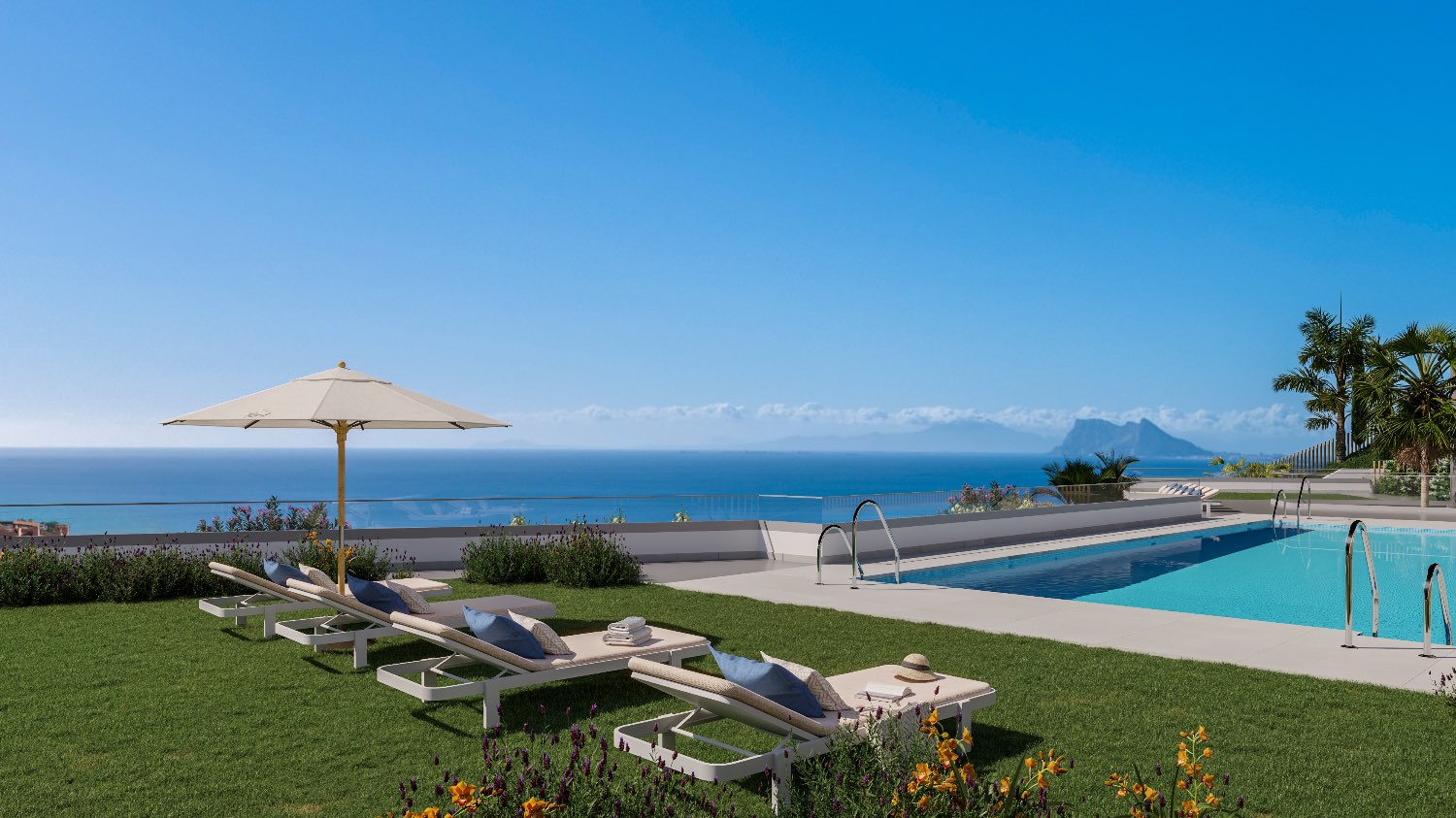 Appartement Duplex exclusif avec jardin et vue sur la mer - Costa del Sol