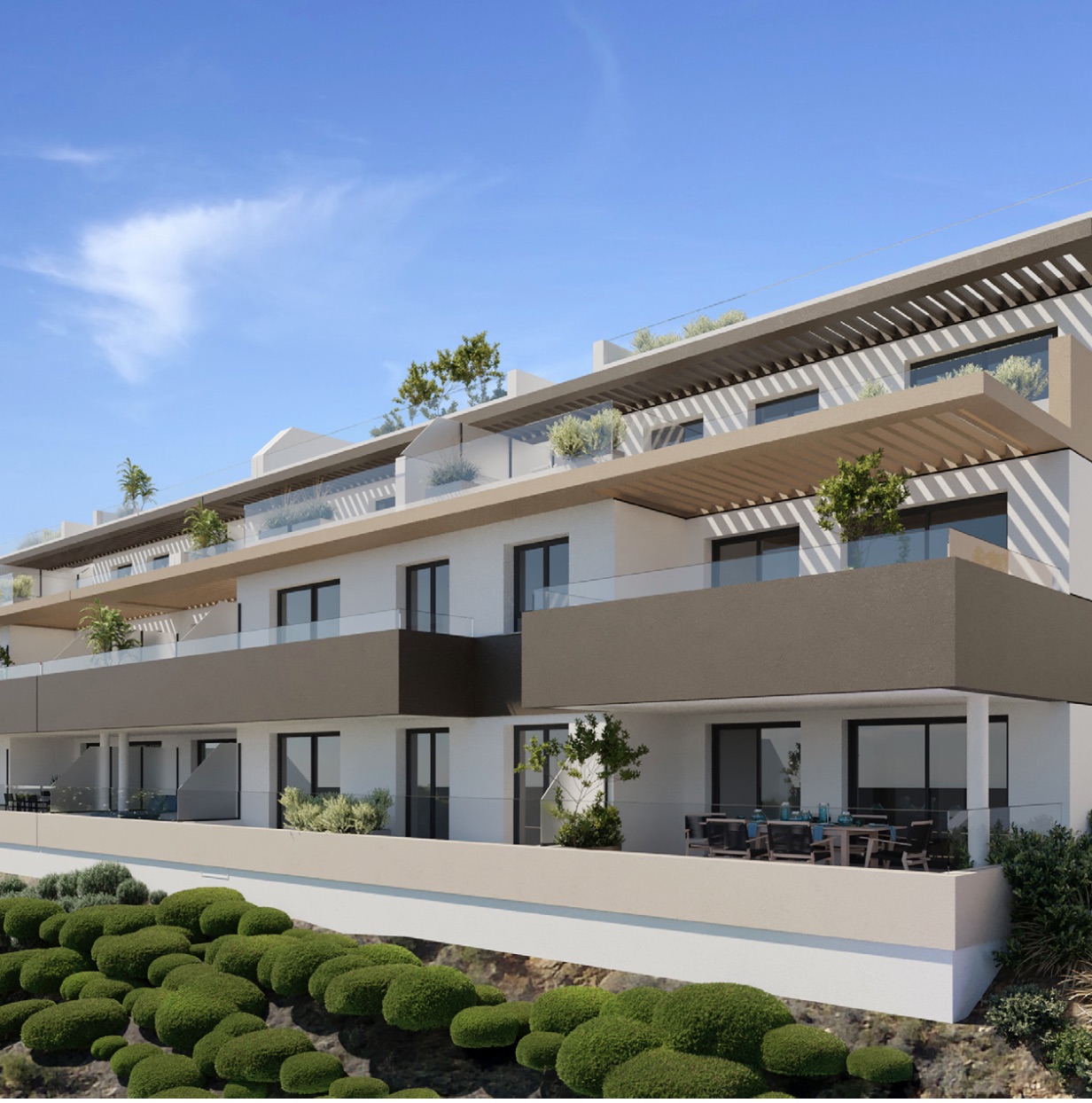 New build properties in Estepona