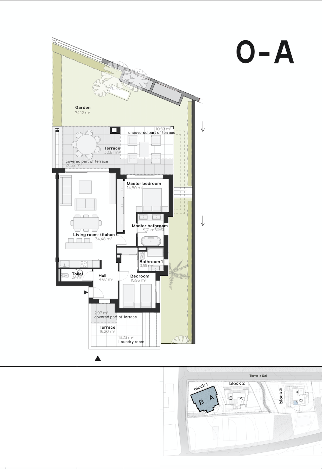 ESTEPONA – Appartement avec jardin à deux pas de la mer