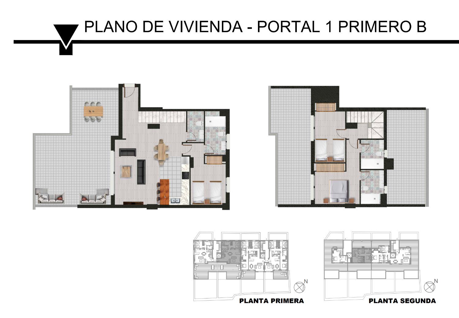 CASARES - Duplex moderne, à distance de marche de la plage