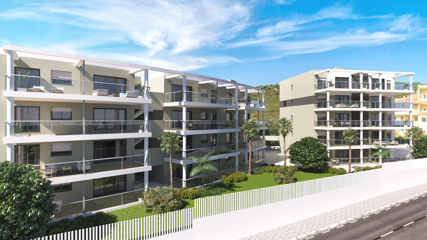 Neue und moderne Wohnungen mit Meerblick - Costa del Sol
