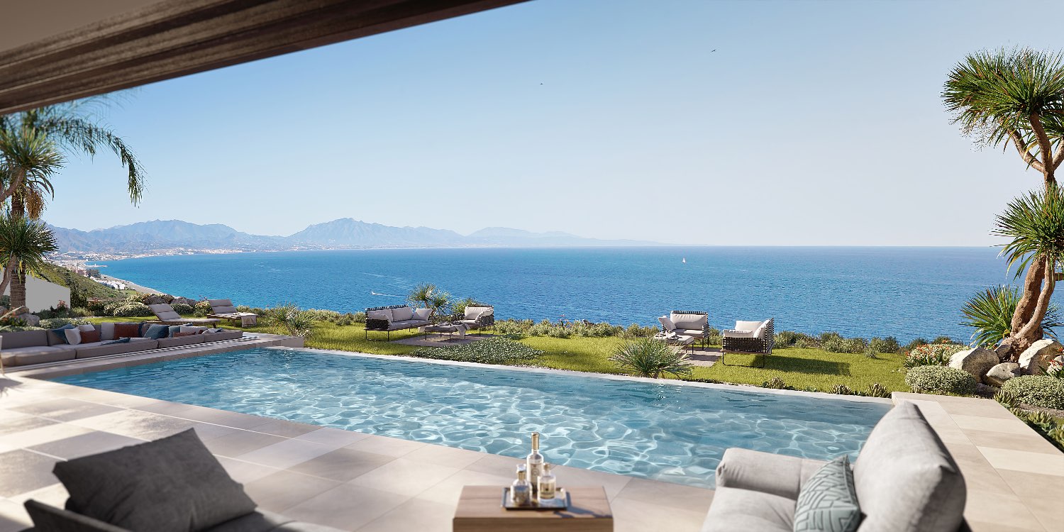 Outstanding luxury villa complex with the best panoramic views of the sea on the Costa del Sol